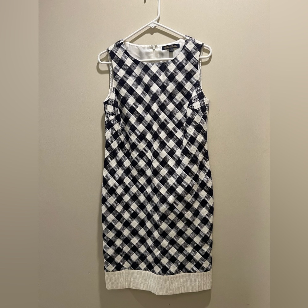 Brooks brothers linen sheath dress